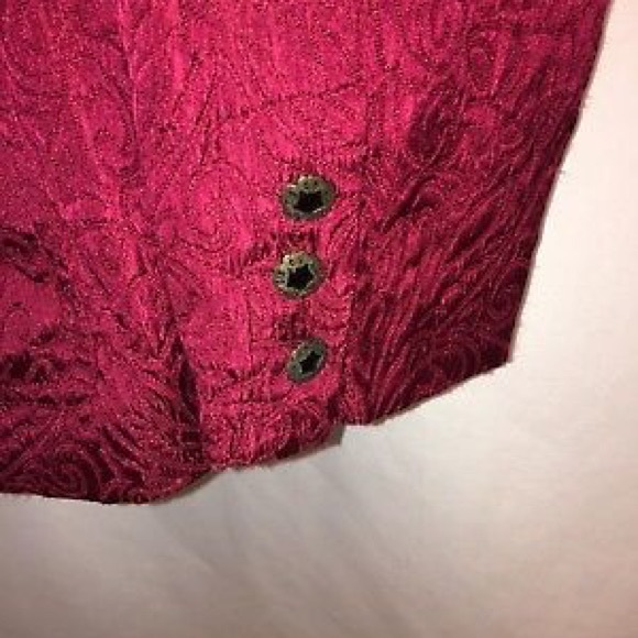 Chicos Womens Size 3 XL Burgundy Blazer Jacket - Picture 5 of 7